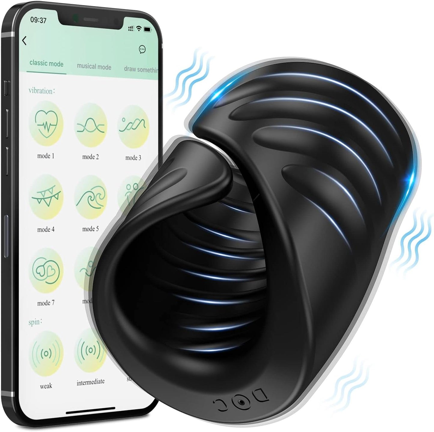 VibeTrainer Pro: 9-Mode Glans Stimulator with APP Control